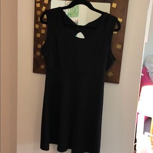 Black Cotton Swing Dress size Large